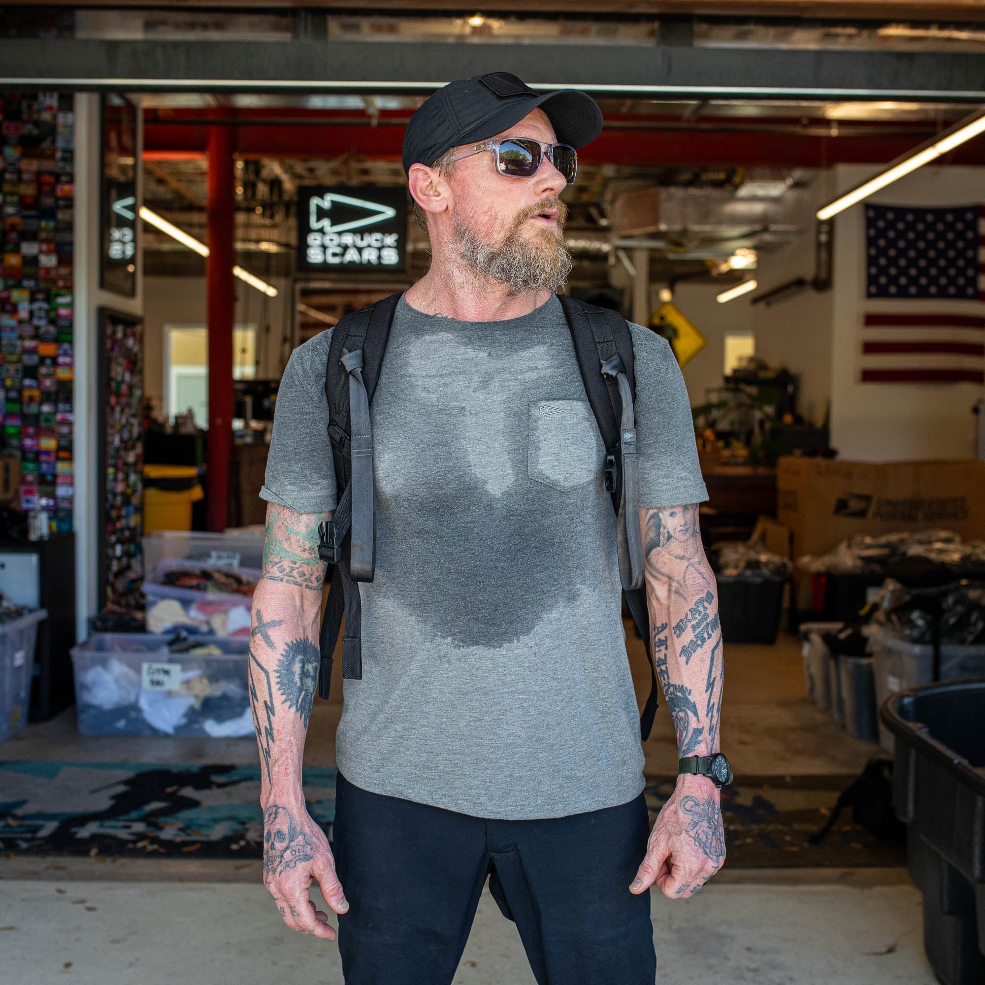Short Sleeve Pocket Tee - Tri-BlendX - Image 7