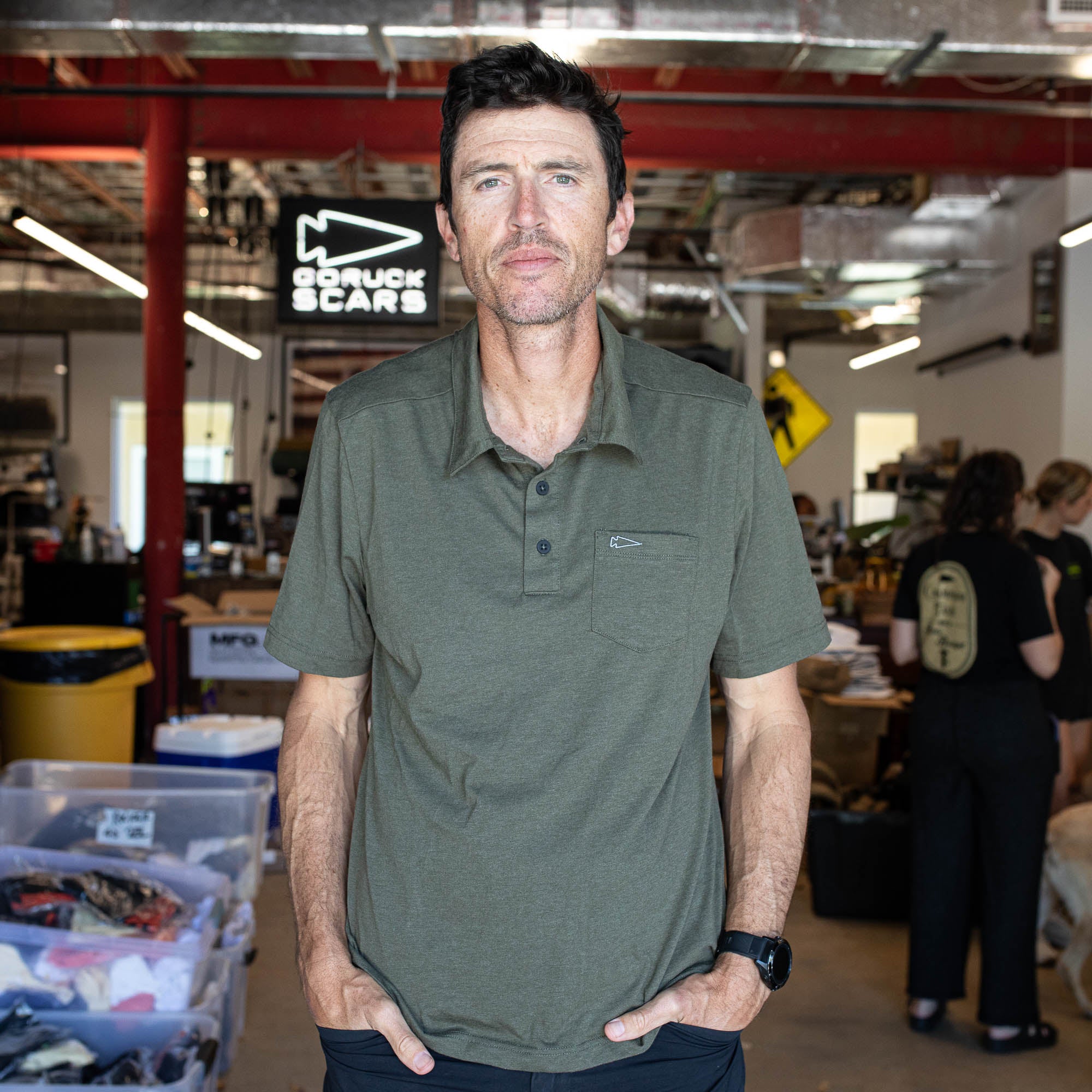 Men's Polo with Pocket - Tri-BlendX - Image 12