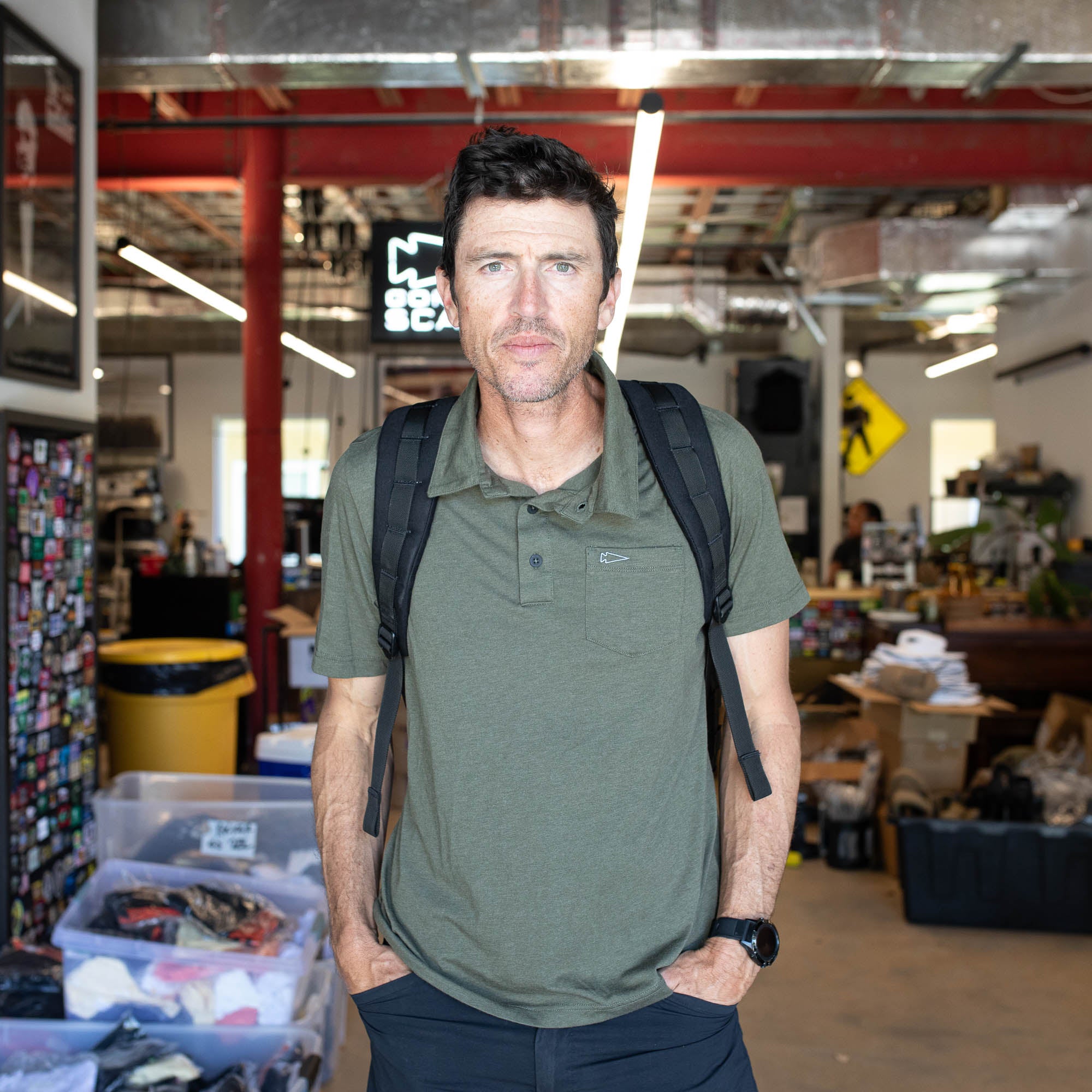 Men's Polo with Pocket - Tri-BlendX - Image 14