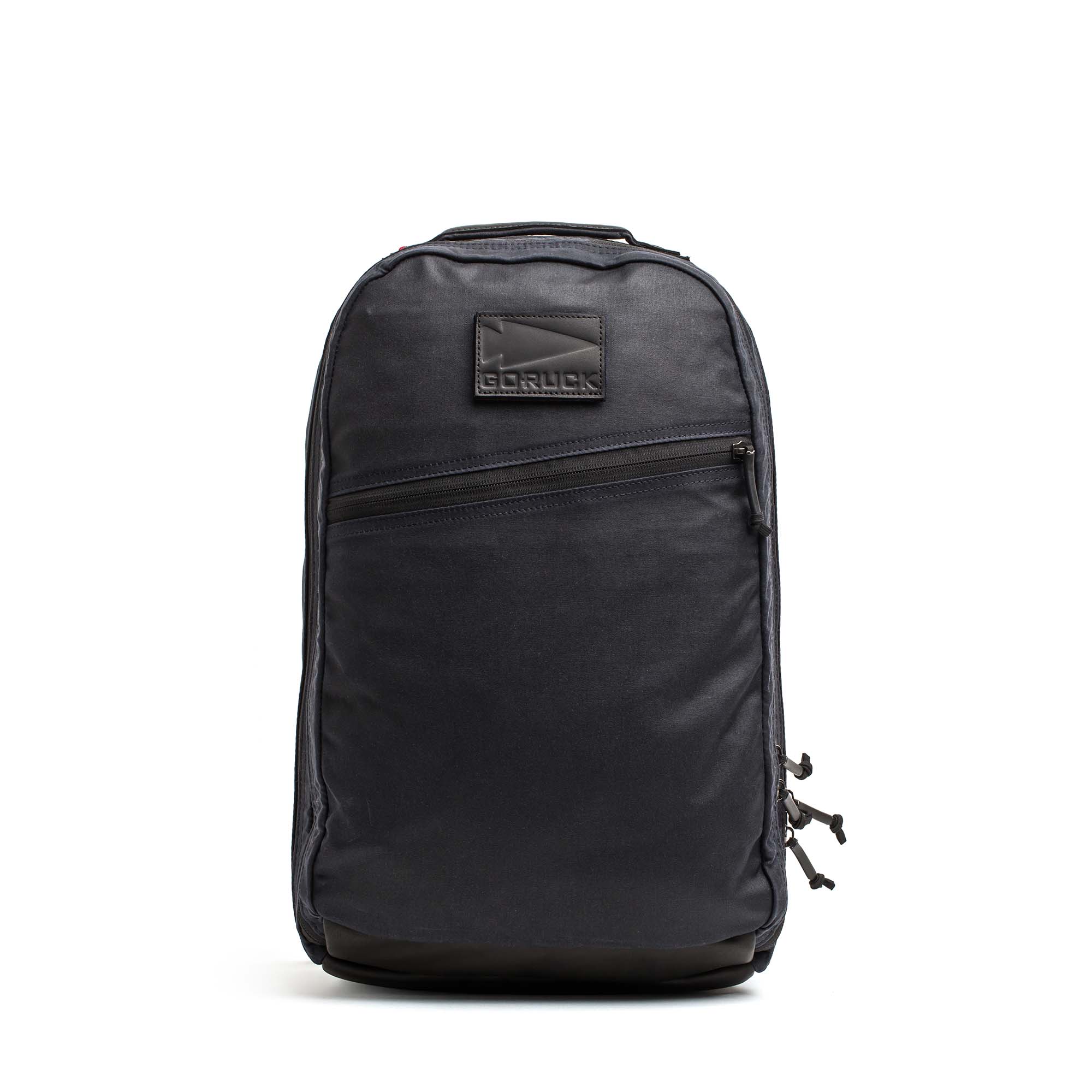 Double Compartment Bullet Ruck - Heritage Waxed Canvas - 18L - Image 8