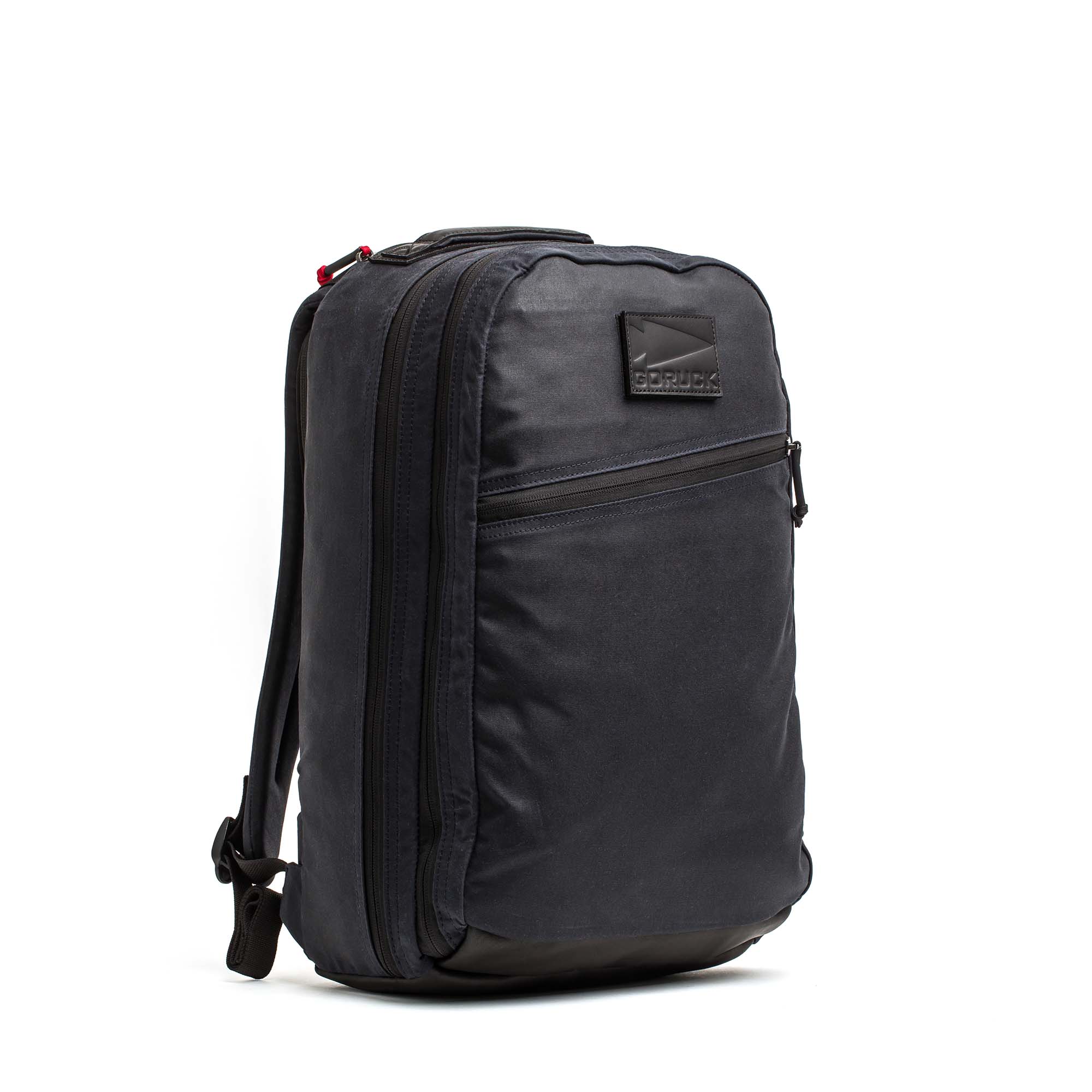 Double Compartment Bullet Ruck - Heritage Waxed Canvas - 18L - Image 9