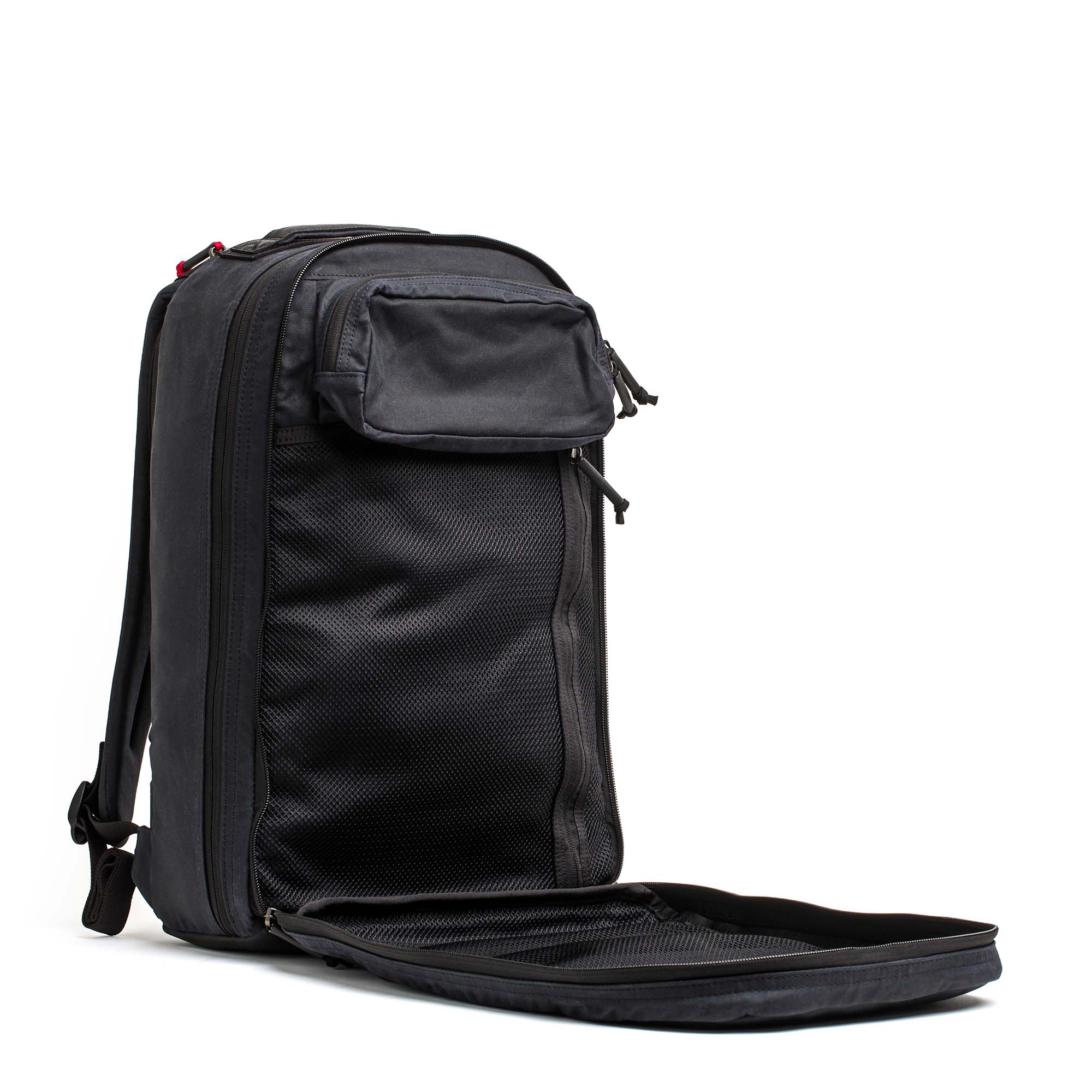 Double Compartment Bullet Ruck - Heritage Waxed Canvas - 18L - Image 11