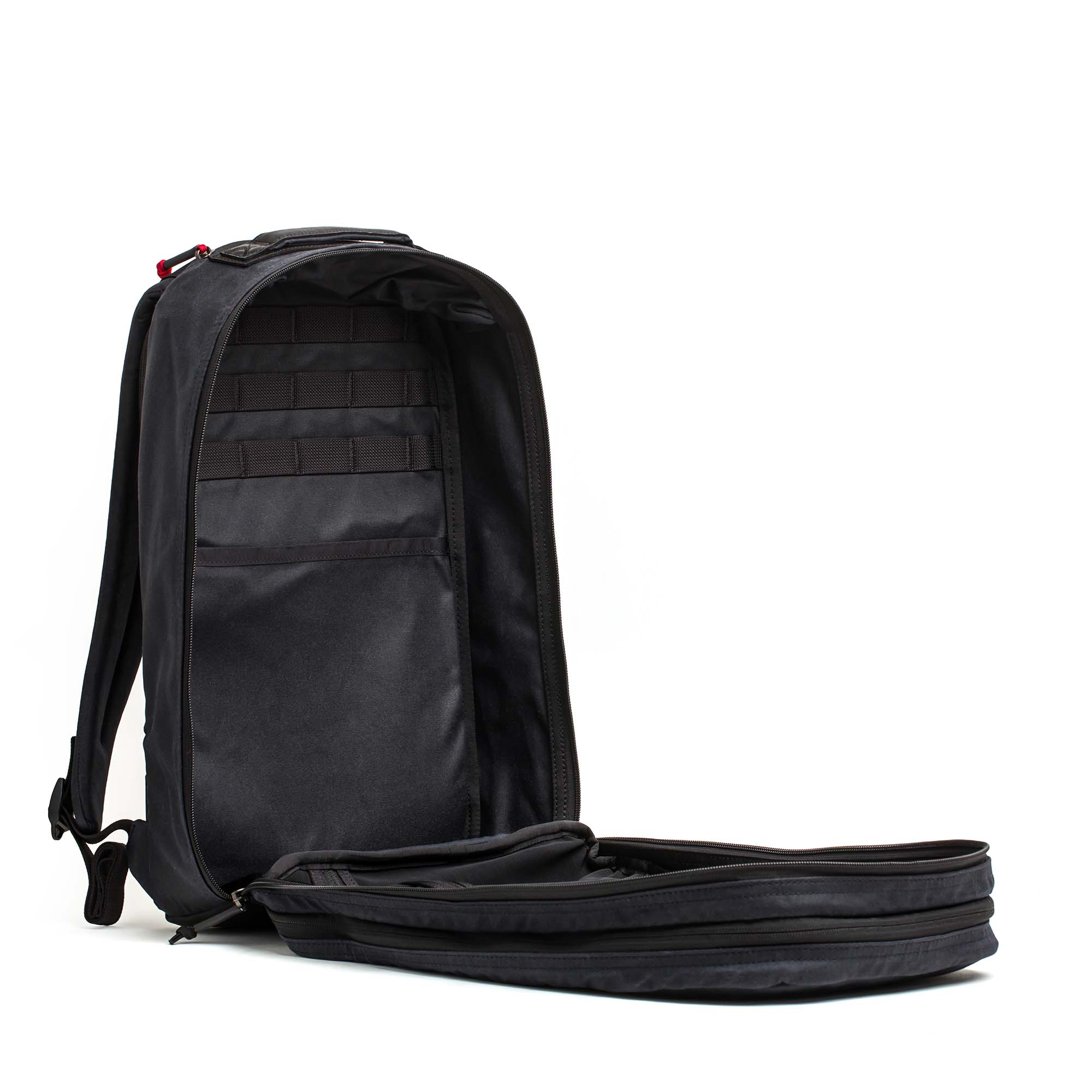 Double Compartment Bullet Ruck - Heritage Waxed Canvas - 18L - Image 12