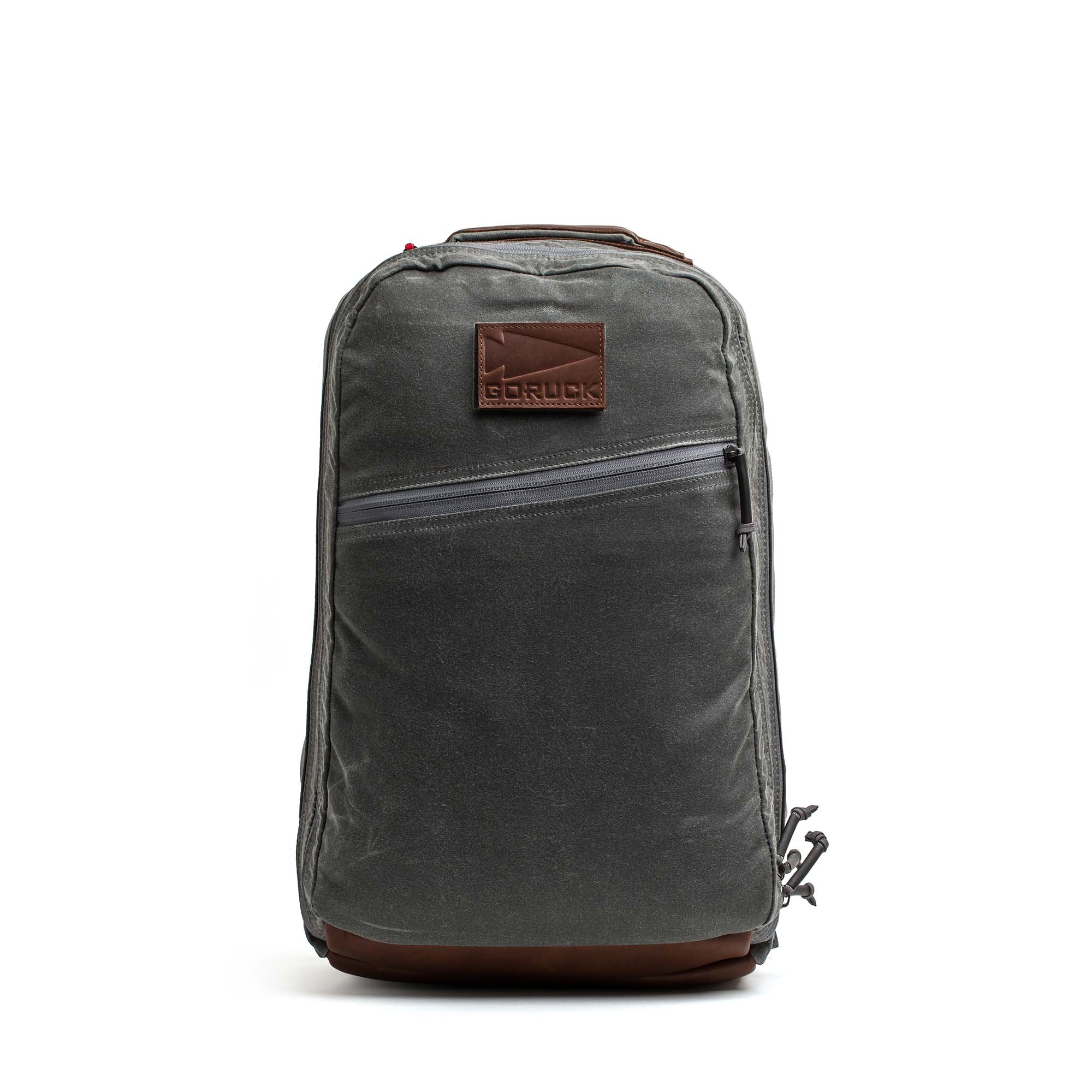 Double Compartment Bullet Ruck - Heritage Waxed Canvas - 18L - Image 19