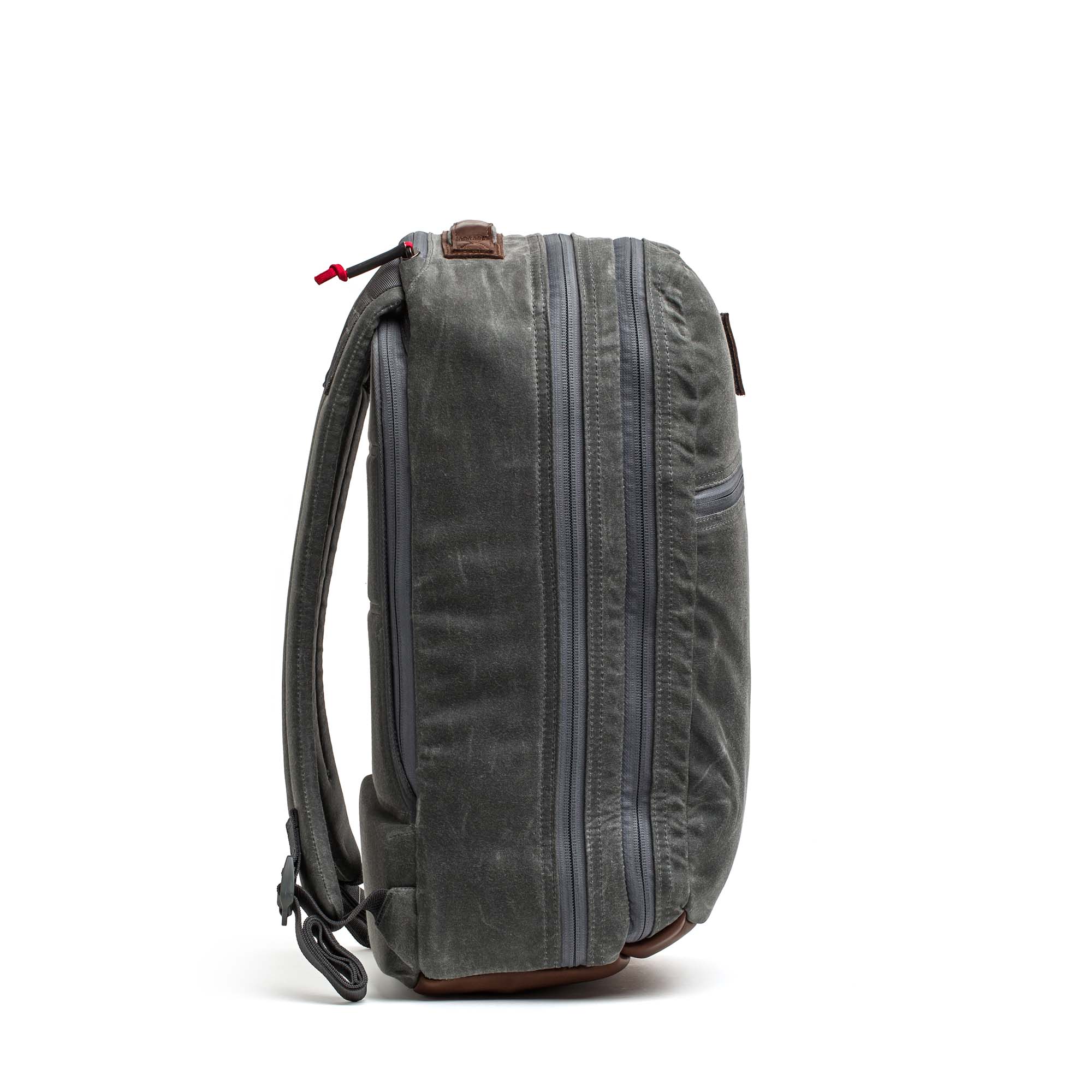 Double Compartment Bullet Ruck - Heritage Waxed Canvas - 18L - Image 22