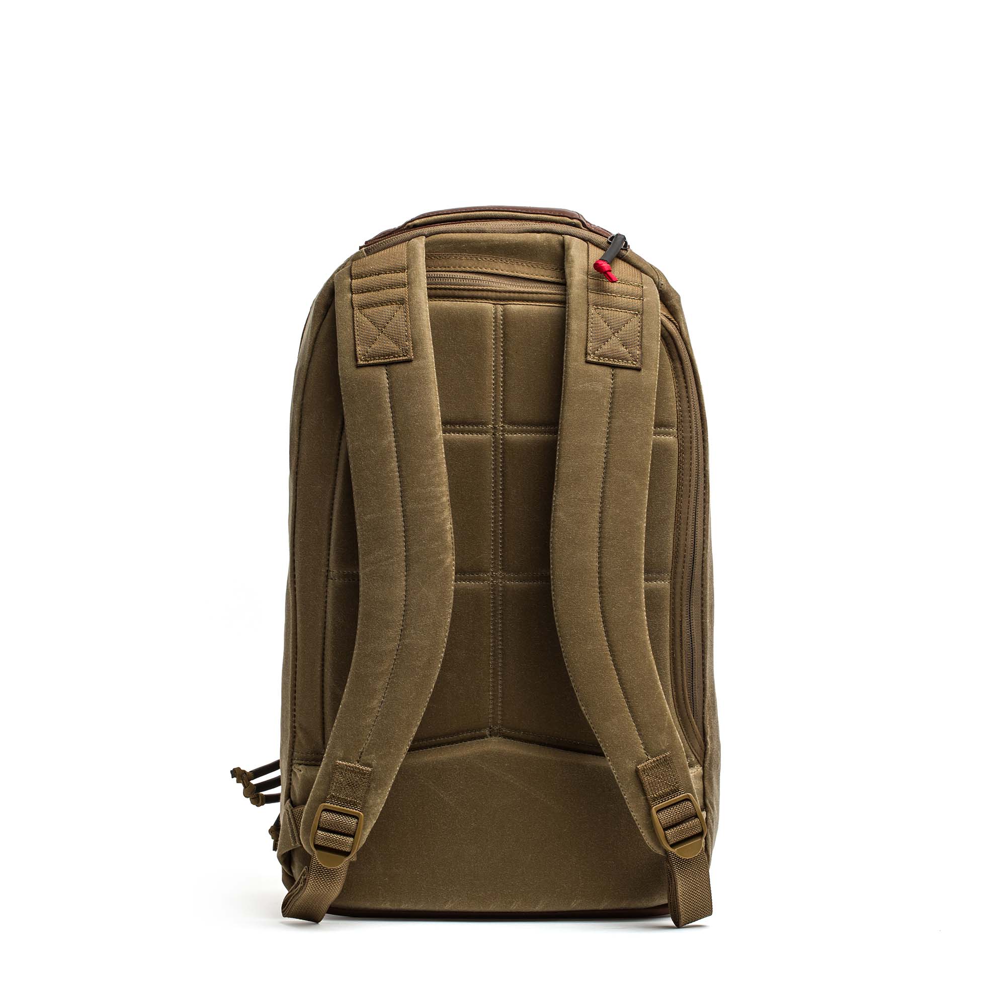 Double Compartment Bullet Ruck - Heritage Waxed Canvas - 18L - Image 6