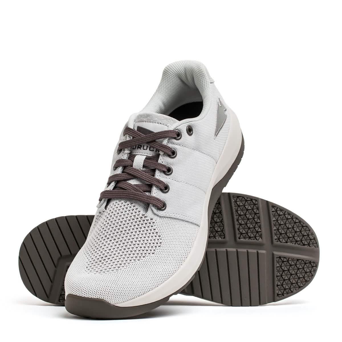 Women's Ballistic Trainers - Lunar Rock + Charcoal W / Silver Reflective Spearhead - Image 3