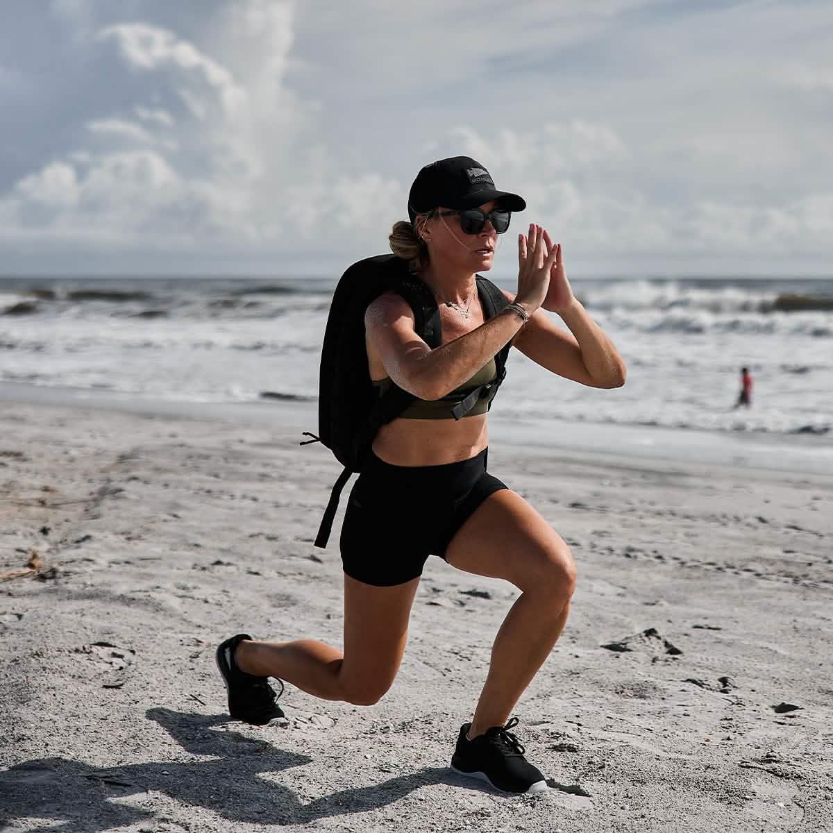 Women's Ballistic Trainers - Black + Glacier Grey - Image 5