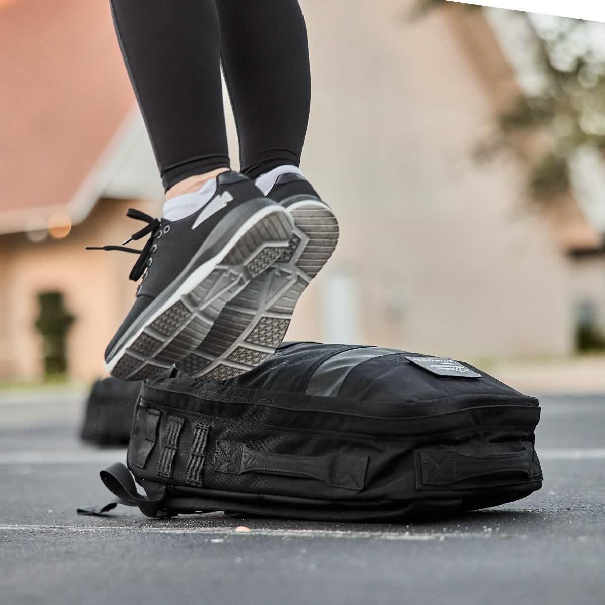 Women's Ballistic Trainers - Black + Glacier Grey - Image 6