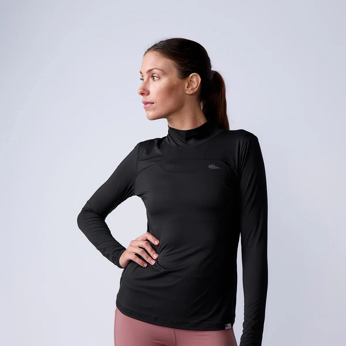 Women??s Long Sleeve Mock Neck - ToughMesh
