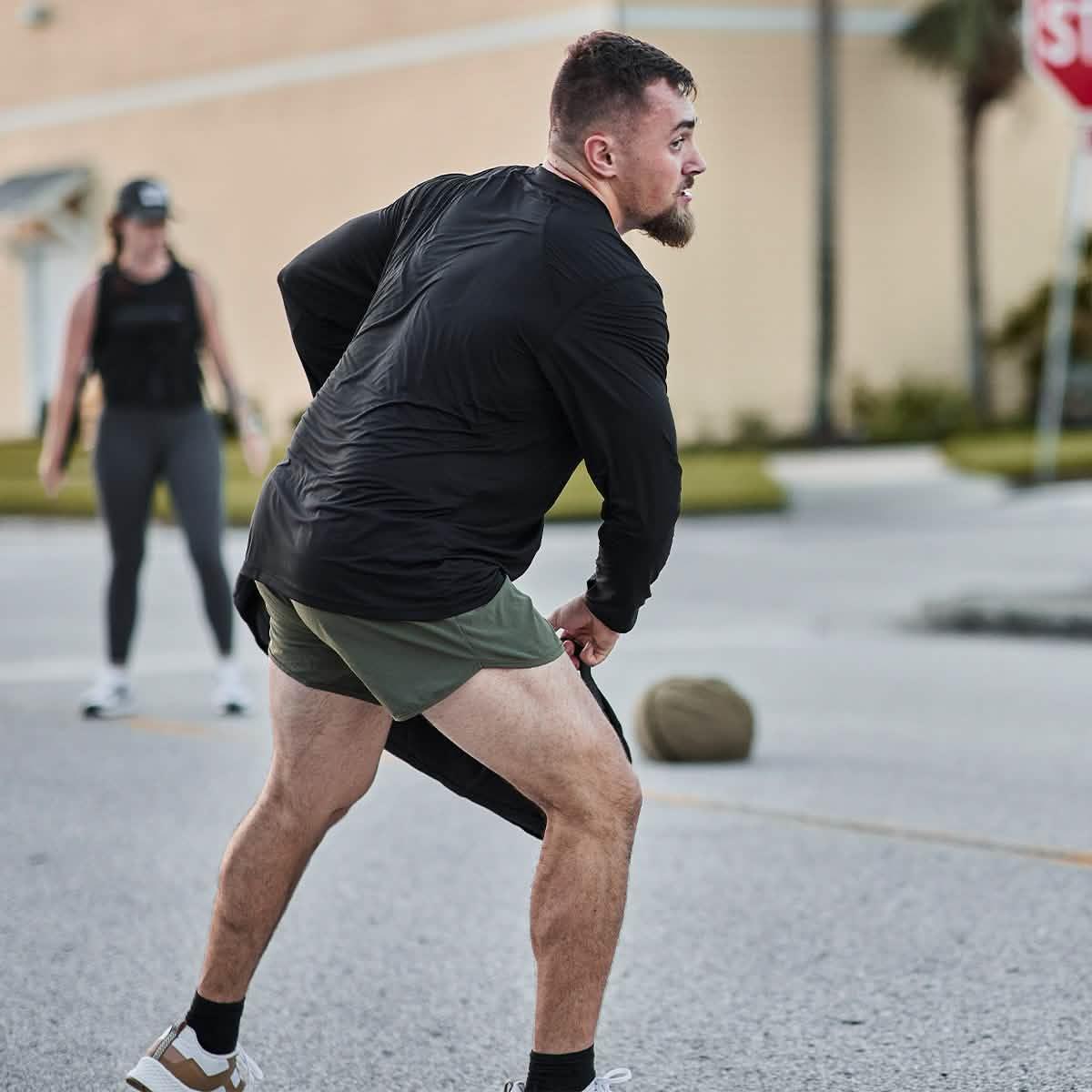 SIZE S ONLY - Men's Long Sleeve Performance Tee - ToughMesh - Image 9