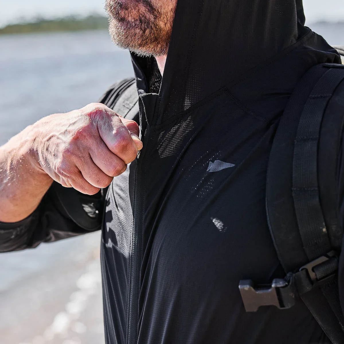 Men's USA Sun Hoodie - Full-Zip - ToughMesh - Image 9