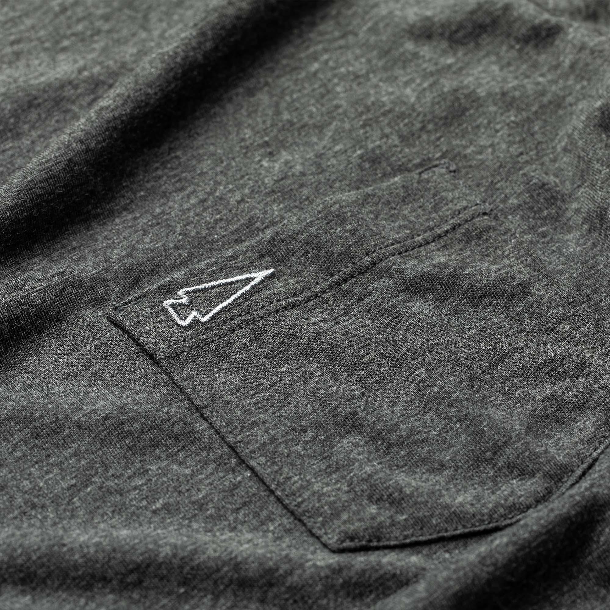 Men's Long Sleeve Pocket Tee - Tri-BlendX - Image 9