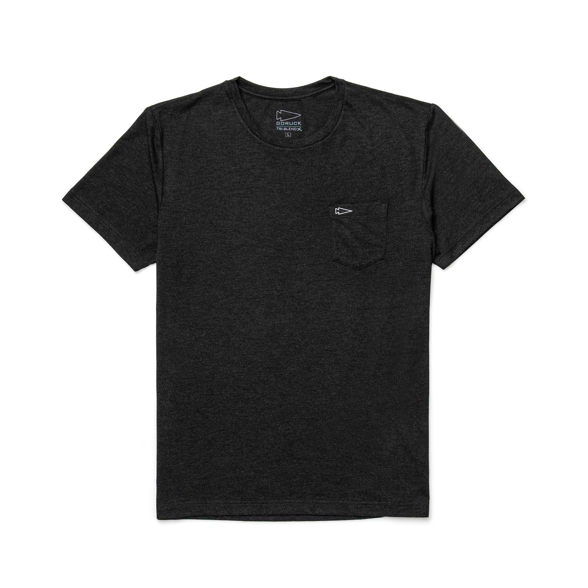 Short Sleeve Pocket Tee - Tri-BlendX - Image 2