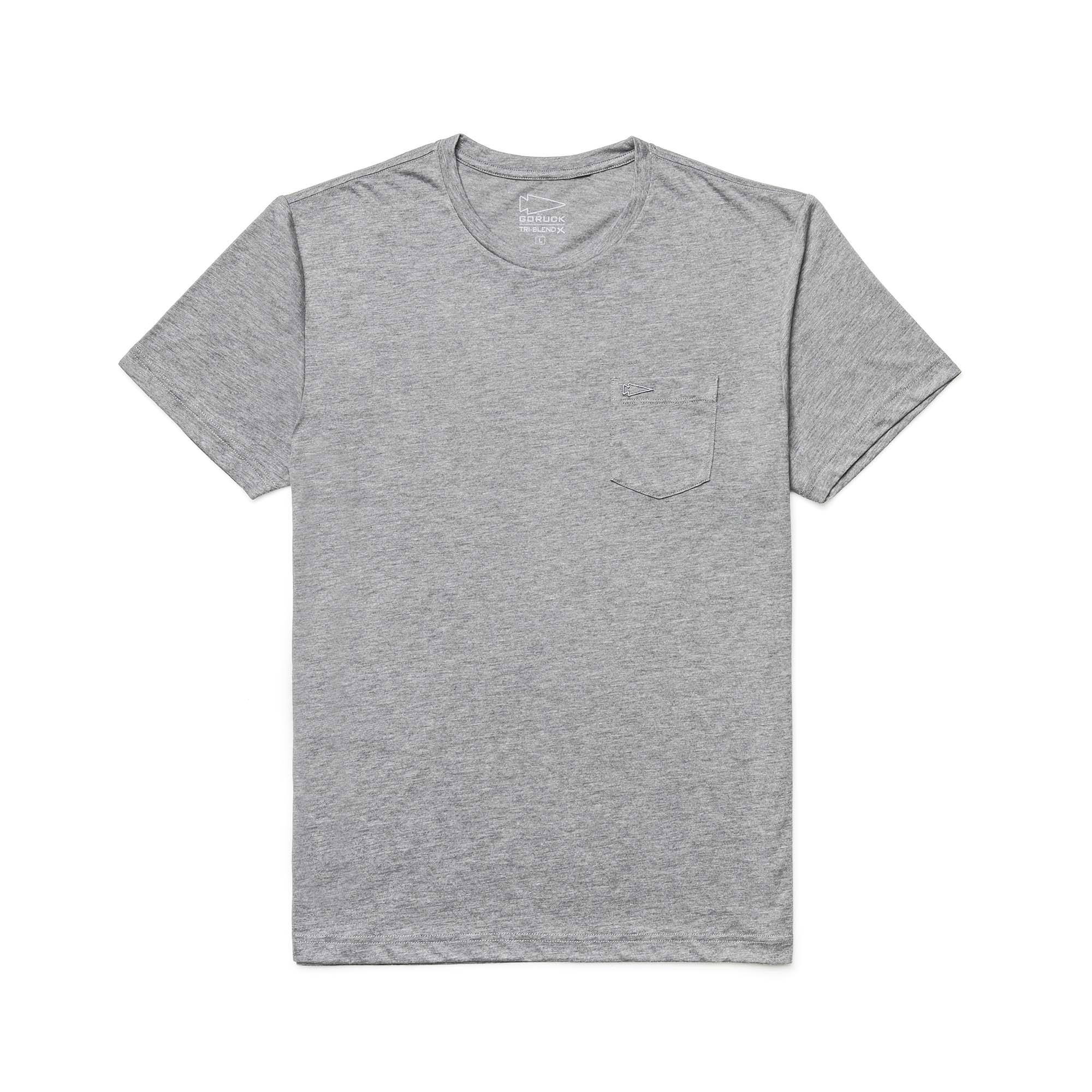 Short Sleeve Pocket Tee - Tri-BlendX - Image 6