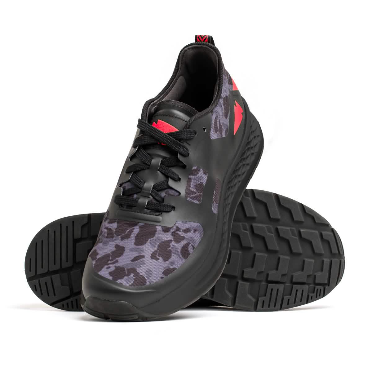 Women's Rough Runner - Midnight Frogskin + High Risk Red - Image 3