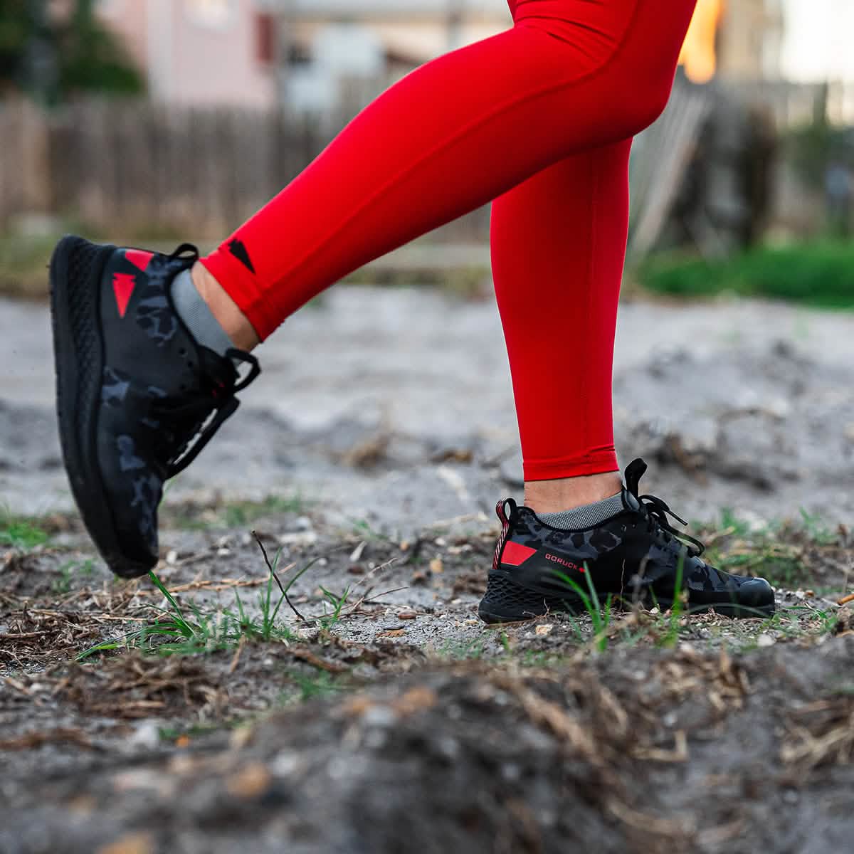 Women's Rough Runner - Midnight Frogskin + High Risk Red - Image 2