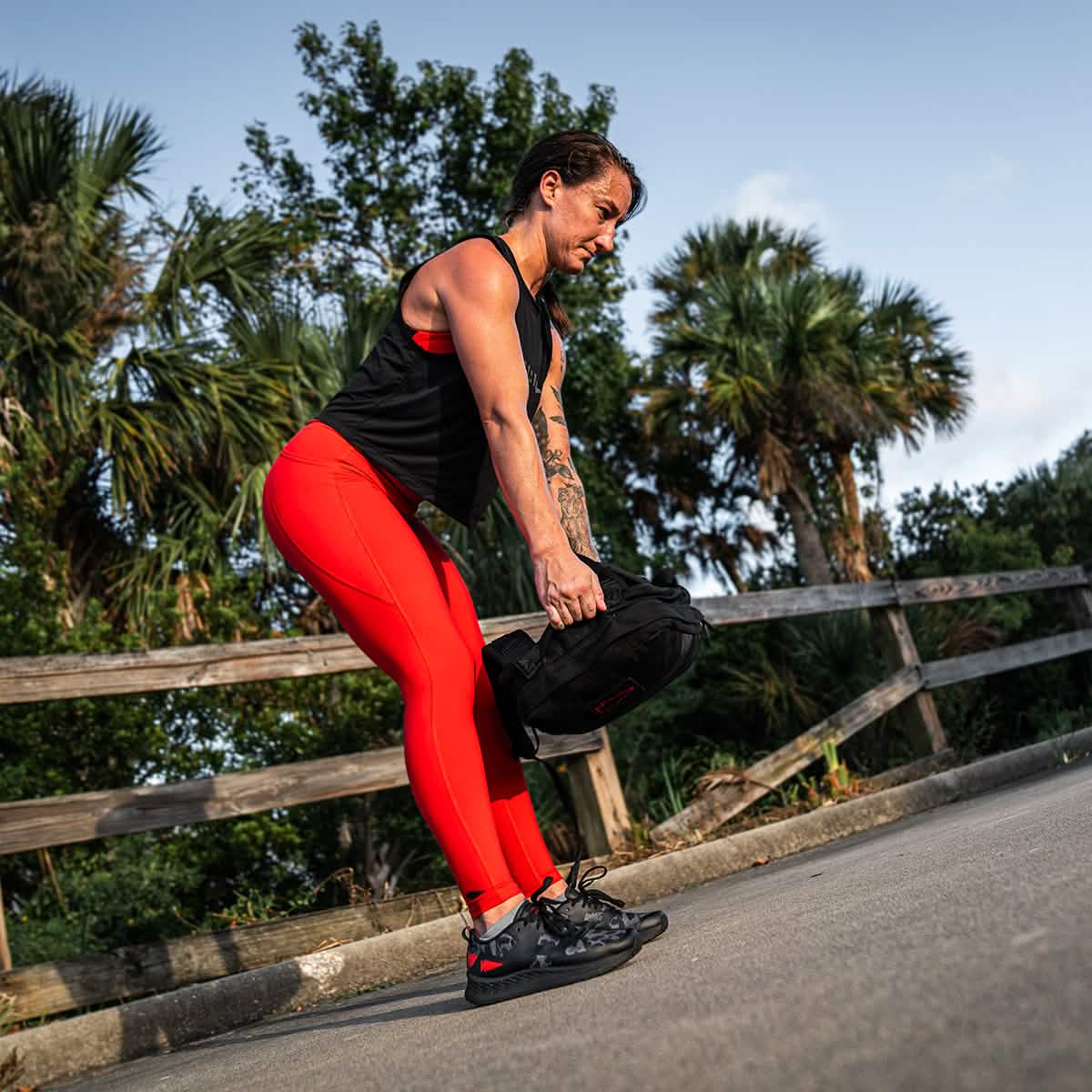Women's Rough Runner - Midnight Frogskin + High Risk Red - Image 7