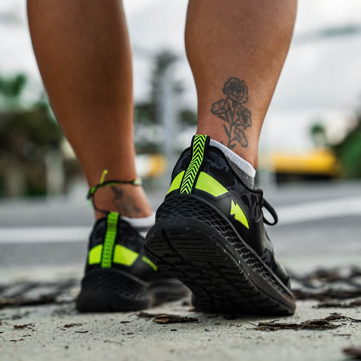 Women's Rough Runner - Midnight Frogskin + Acid Lime - Image 2
