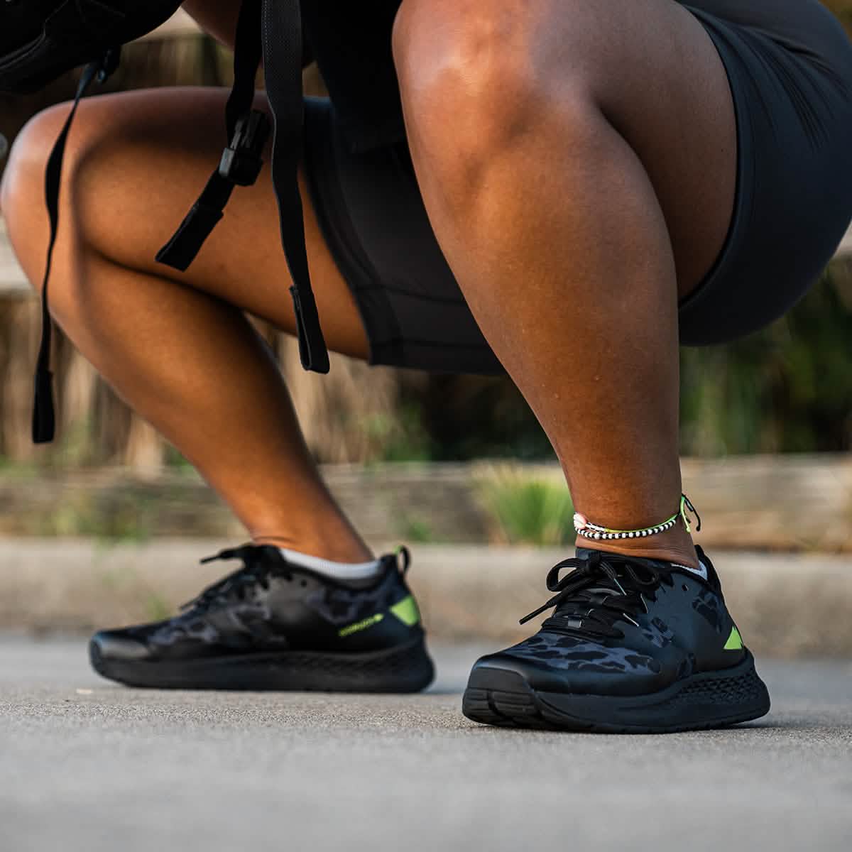 Women's Rough Runner - Midnight Frogskin + Acid Lime - Image 6
