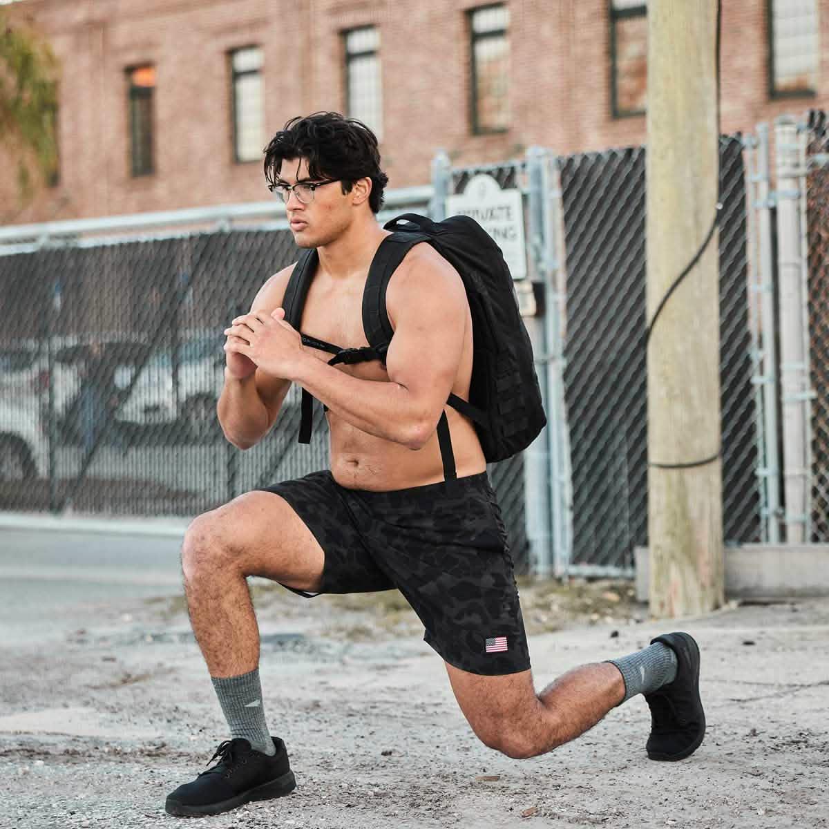 Men's Ballistic Trainers - Blackout w/ Black Reflective Spearhead - Image 4