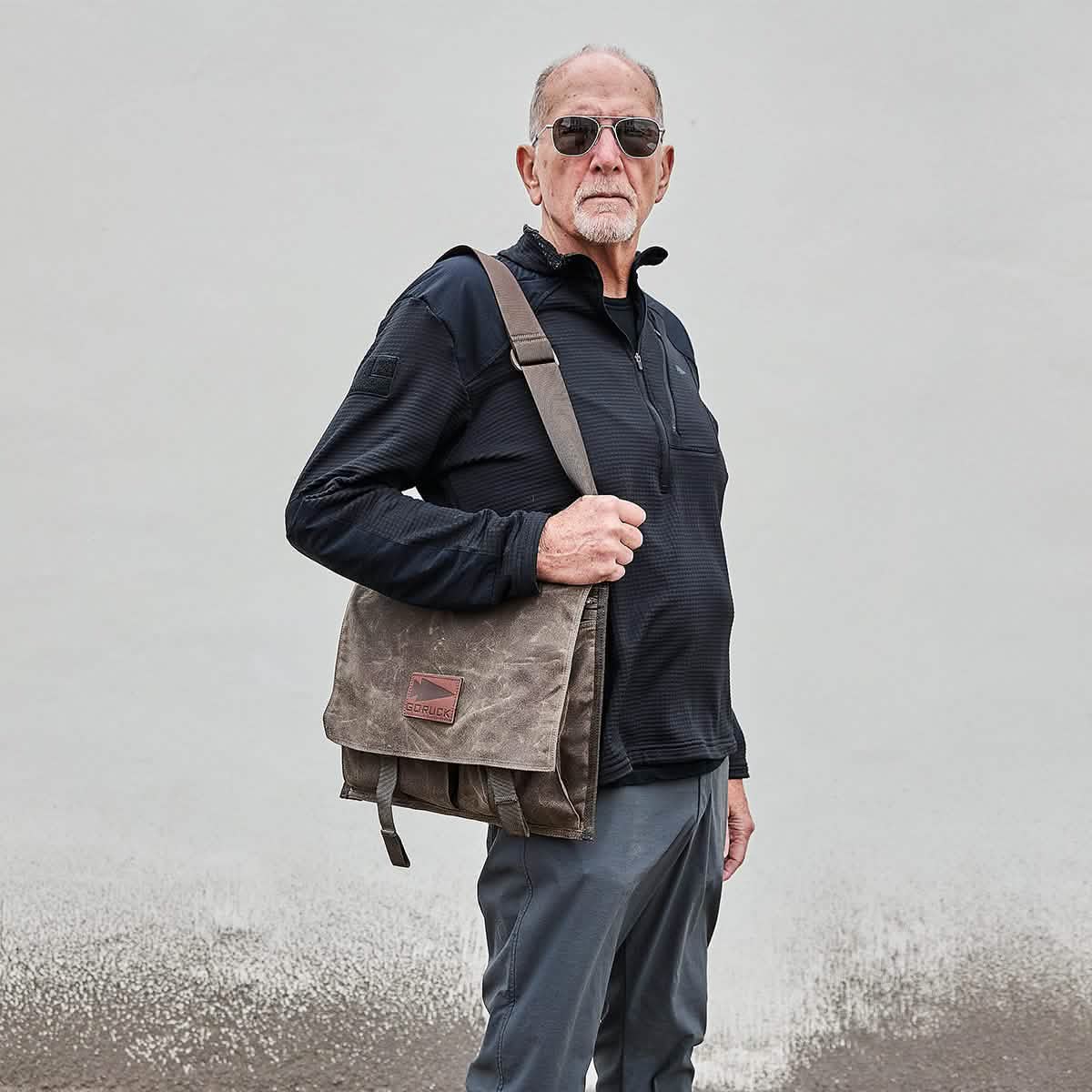Waxed Canvas Claymore Sling Bag - Image 5