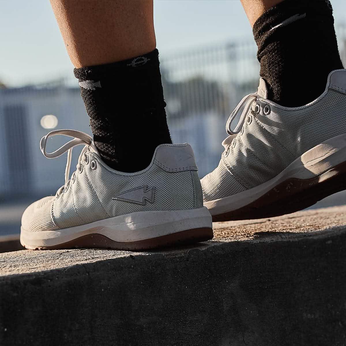 Men's Ballistic Trainers - Lunar Rock + Gum w/ Silver Reflective Spearhead - Image 6