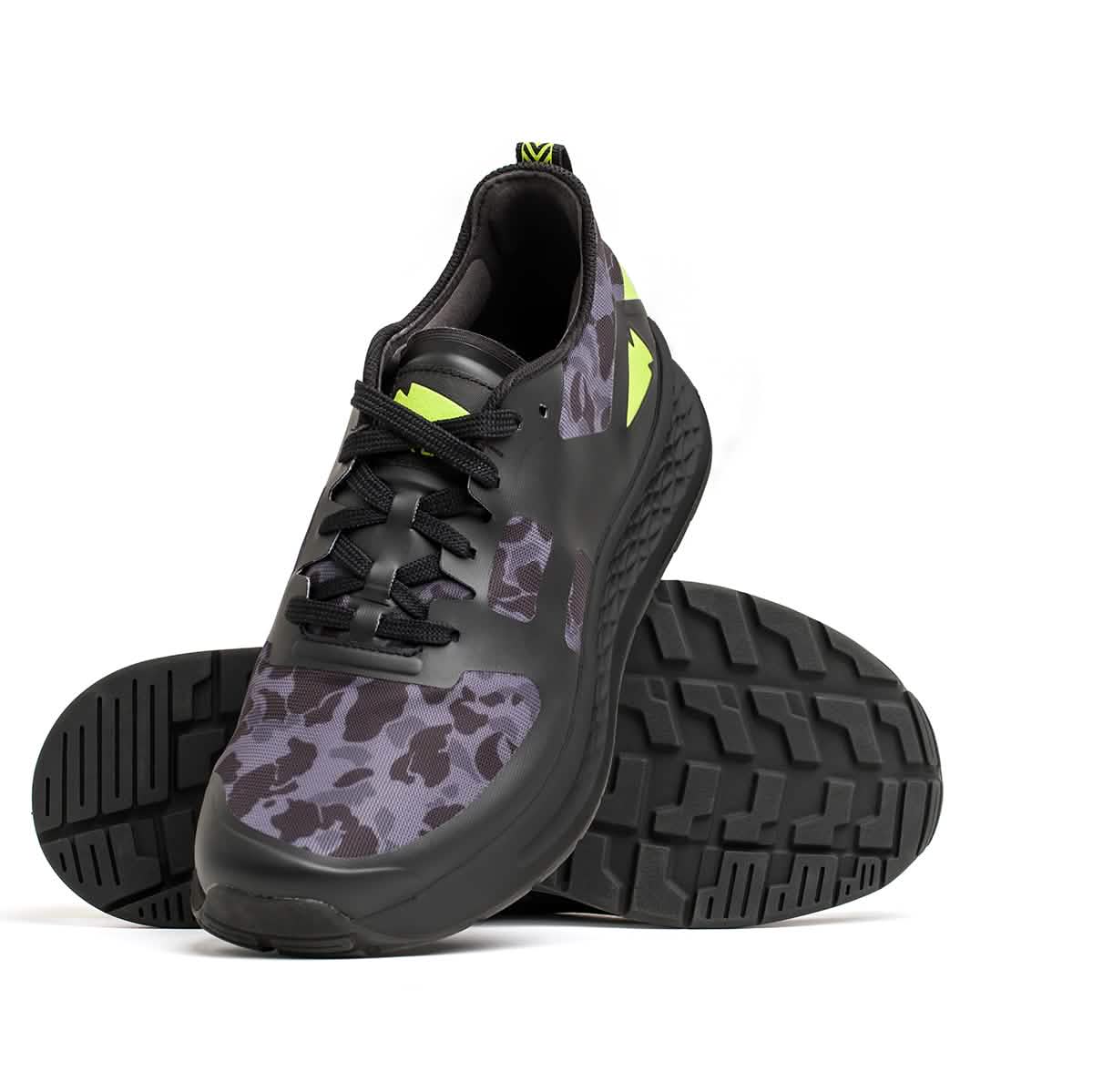 Women's Rough Runner - Midnight Frogskin + Acid Lime - Image 3